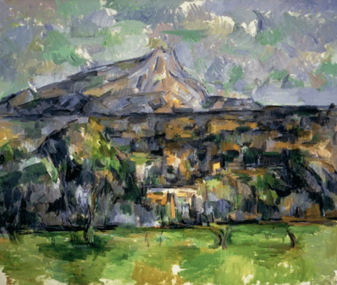 Der Mont Sainte-Victoire – Paul Cézanne Mont Sainte-Victoire von Paul Cézanne 2024-09-20