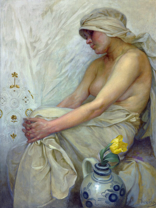 Sitzendes Mädchen – Mucha Alfons Mucha 2024-11-21