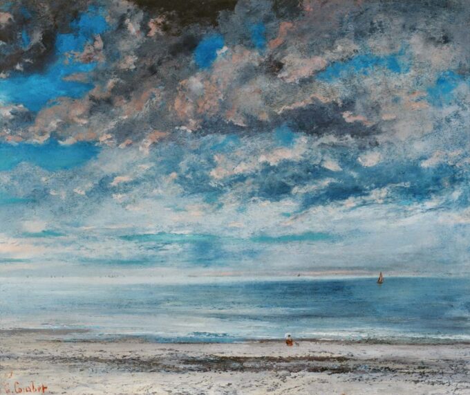 Der Strand, Sonnenuntergang – Gustave Courbet Gustave Courbet 2024-09-19