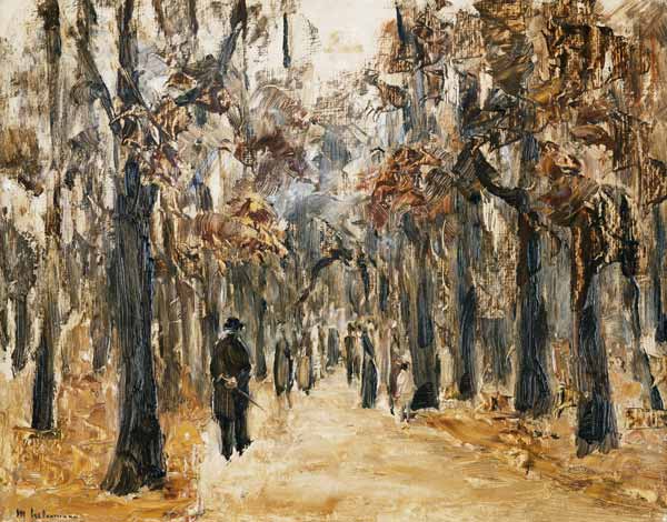 Zoo im Herbst mit Spaziergängern – Max Liebermann Max Liebermann 2024-11-21