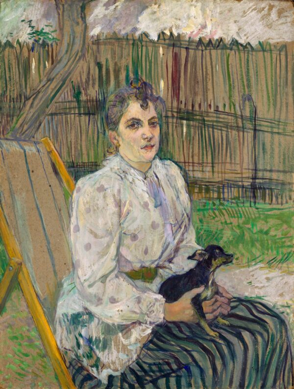 Frau mit einem Hund – Toulouse Lautrec Henri de Toulouse-Lautrec 2024-11-21