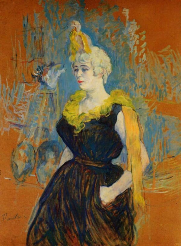 Die Clownesse Cha-U-Kao – Toulouse Lautrec Henri de Toulouse-Lautrec 2024-11-21