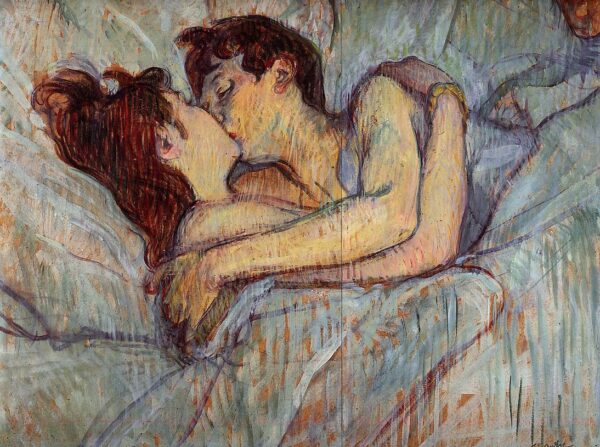 Im Bett, der Kuss – Toulouse Lautrec Henri de Toulouse-Lautrec 2024-11-21