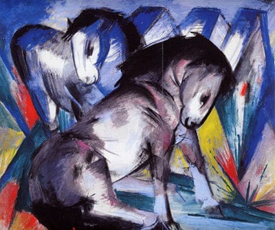 Zwei Pferde von Franz Marc Franz Marc 2024-11-21