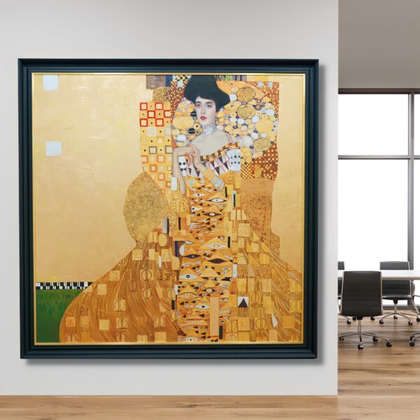 Porträt von Adele Bloch-Bauer (Gustav Klimt) – Reproduktion auf Lager – 200 x 200 cm Die Kunstgalerie 2024-11-21 3