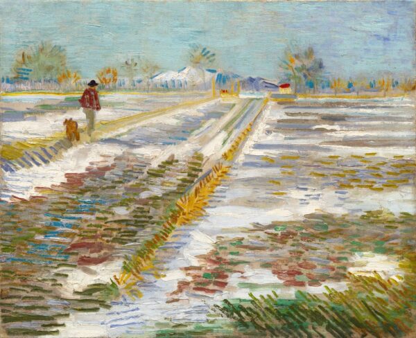 Verschneite Felder in Arles – Van Gogh Vincent Van Gogh 2024-11-21