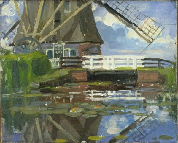 Moulin Broekzijder auf den Flügeln Gein, nach Westen ausgerichtet – Mondrian Piet Mondrian 2024-11-21