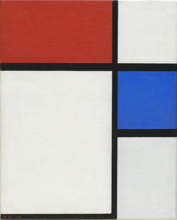 Komposition mit Rot und Blau – Mondrian Piet Mondrian 2024-11-21