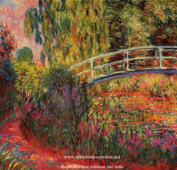 Japanische Brücken-Tafel – Monet Claude Monet 2024-11-21