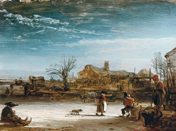 Winterlandschaft – Rembrandt van Rijn Rembrandt van Rijn 2024-11-21