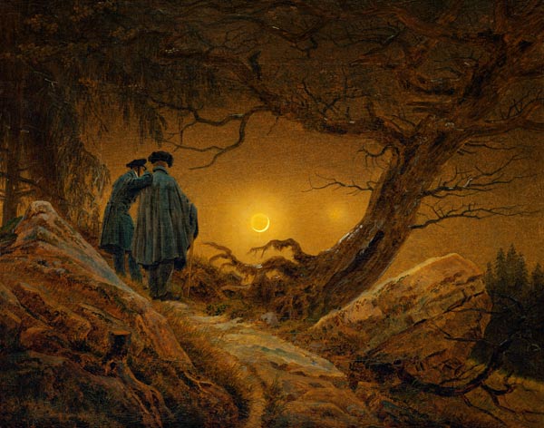 Zwei Männer betrachten den Mond – Caspar David Friedrich Caspar David Friedrich 2024-09-20