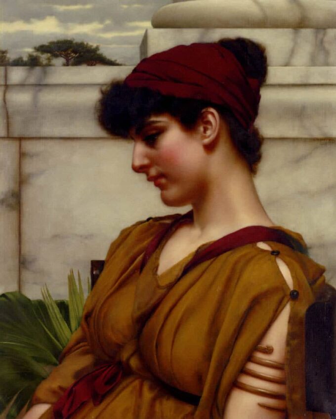 Ein klassisches Schönheitsprofil – John William Godward John William Godward 2024-09-19