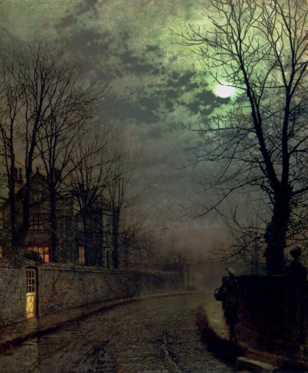 Eine Gasse in Headingley, Leeds – John Atkinson Grimshaw John Atkinson Grimshaw 2024-12-21