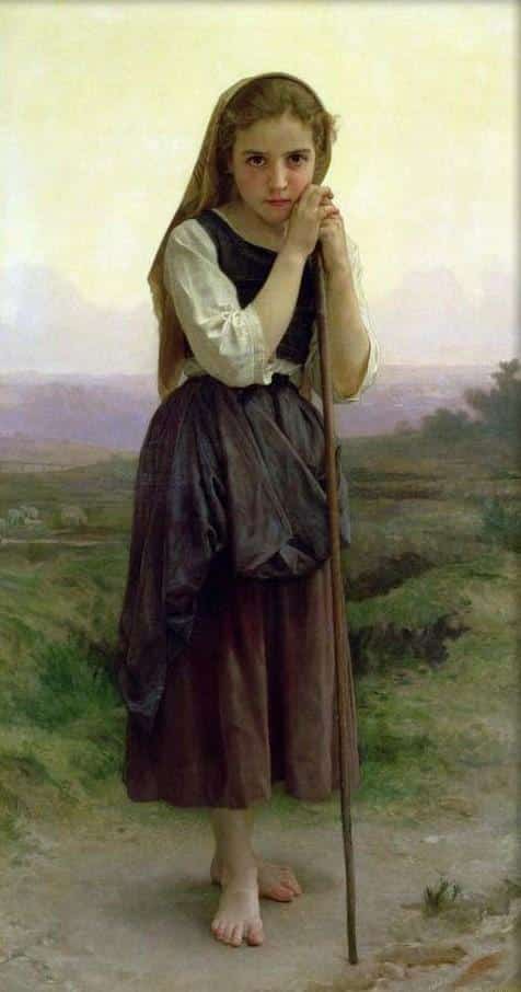 Eine kleine Schäferin – William Bouguereau William Adolphe Bouguereau 2024-09-19