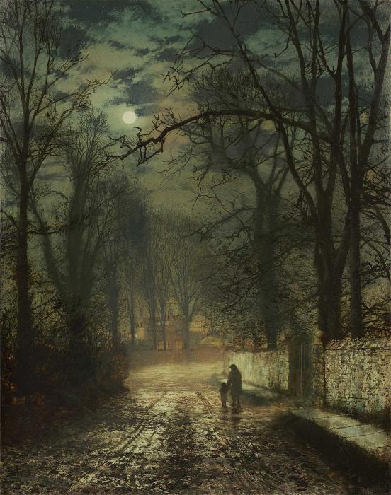 Ein Weg im Mondschein – John Atkinson Grimshaw John Atkinson Grimshaw 2024-12-21