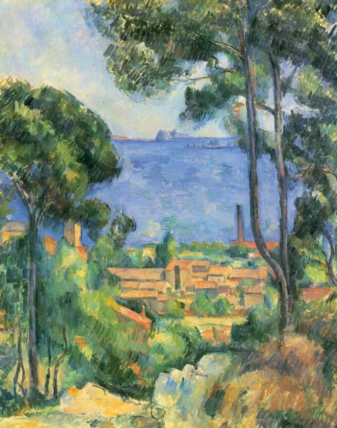 Blick auf L’Estaque und die Schlösser von If (Das Meer bei L’Estaque) – Paul Cézanne Paul Cézanne 2024-09-20