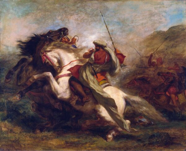 Zusammenstoß der maurischen Reiter – Eugène Delacroix Eugène Delacroix 2024-11-21