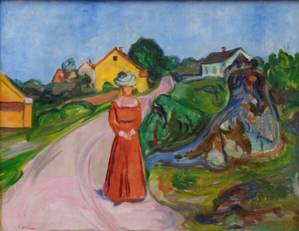 Frau im roten Kleid – Edvard Munch Edvard Munch 2024-11-10