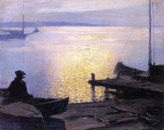 Entlang des mystischen Flusses – Edward Henry Potthast Edward Henry Potthast 2024-11-21