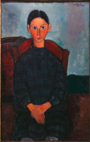 Mädchen mit einer schwarzen Schürze – Amadeo Modigliani 2024-11-21