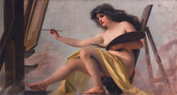 Eine Allegorie der Kunst – Luis Ricardo Falero Luis Ricardo Falero 2024-11-21