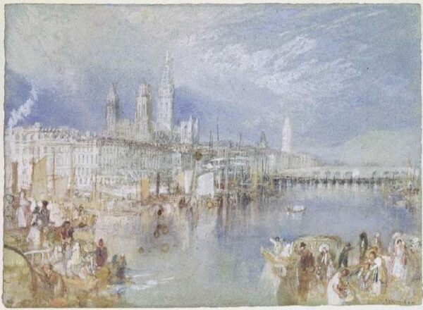 Blick auf Rouen in Fließrichtung des Flusses – William Turner William Turner 2024-11-21