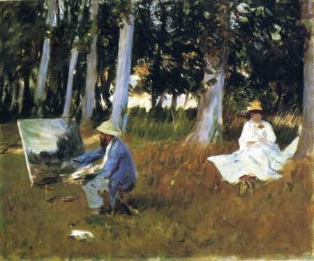 Claude Monet malt am Waldrand – John Singer Sargent John Singer Sargent 2025-01-02