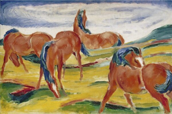 Pferde auf der Weide I – Franz Marc Franz Marc 2024-11-21