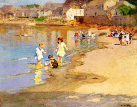 Am Strand von Edward Henry Potthast Edward Henry Potthast 2024-12-31