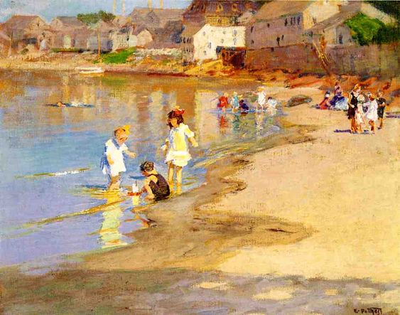 Am Strand von Edward Henry Potthast Edward Henry Potthast 2024-11-21