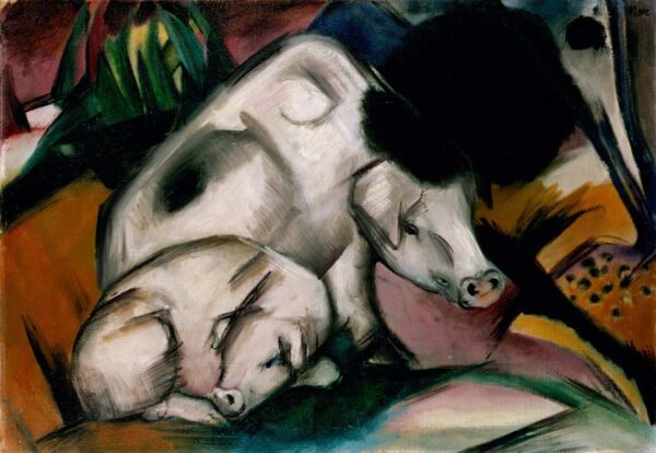 Zwei weiße Schweine – Franz Marc Franz Marc 2024-11-21