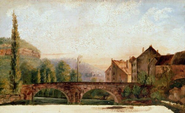 Pont de Nahin Ornans – Gustave Courbet Gustave Courbet 2024-11-21