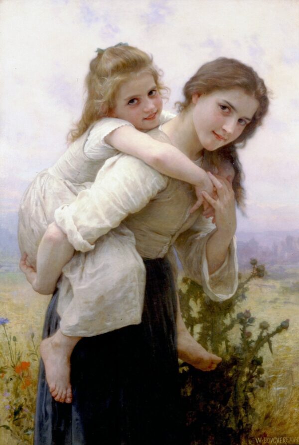 Nicht zu schwer zu tragen – William Bouguereau William Adolphe Bouguereau 2024-11-21