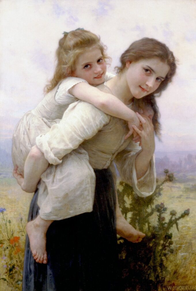 Nicht zu schwer zu tragen – William Bouguereau William Adolphe Bouguereau 2024-09-19