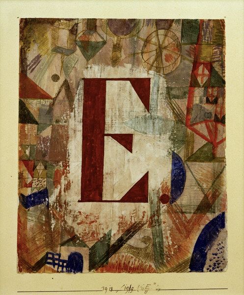 E, 1918 – Paul Klee Paul Klee 2024-11-21