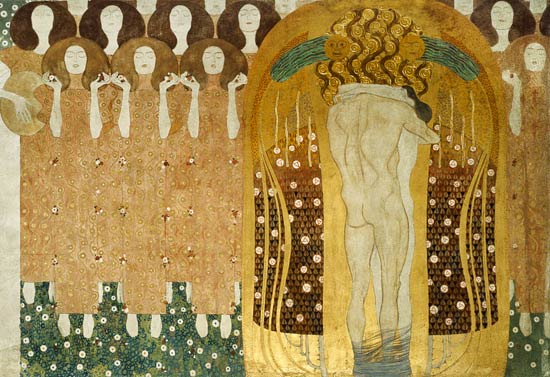 Baiser, Detail der Beethoven-Fries – Gustav Klimt Gustav Klimt 2024-11-21