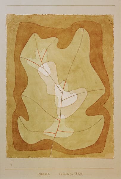 Beleuchtetes Blatt – Paul Klee Paul Klee 2024-11-21