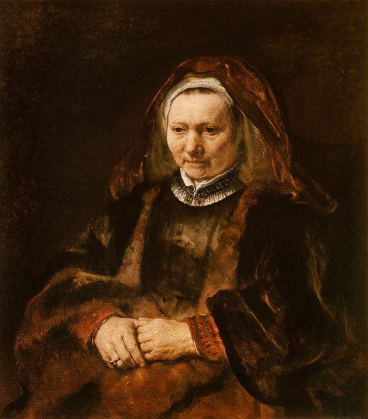 Porträt einer älteren Frau – Rembrandt van Rijn Rembrandt van Rijn 2024-11-21