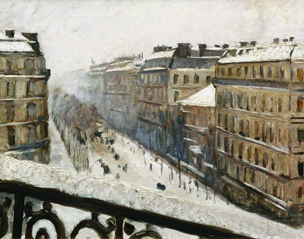 Boulevard Haussmann unter dem Schnee – Caillebotte Gustave Caillebotte 2024-11-21