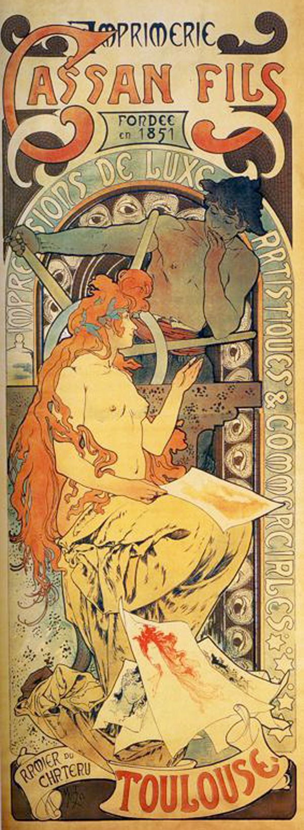 Die Druckerei Cassan Fils – Mucha Alfons Mucha 2024-11-21