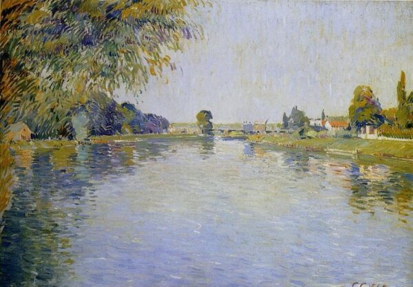 Blick auf die Seine in Richtung – Caillebotte Gustave Caillebotte 2024-11-21