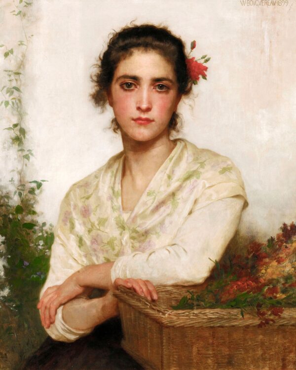 Der Blumenverkäufer – William Bouguereau William Adolphe Bouguereau 2024-11-21