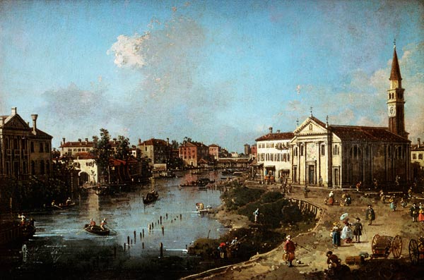 Dolo an der Brenta, mit der Kirche von Saint Rocco und der Villa Zanon-Bon – Giovanni Antonio Canal Giovanni Antonio Canal 2024-11-21