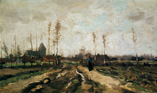 Landschaft mit einer Kirche und Häusern, Nuenen – Van Gogh Vincent Van Gogh 2024-11-20