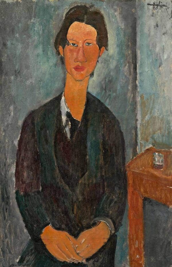 Soutine sitzt an einem Tisch – Amedeo Modigliani Amedeo Modigliani 2024-11-21