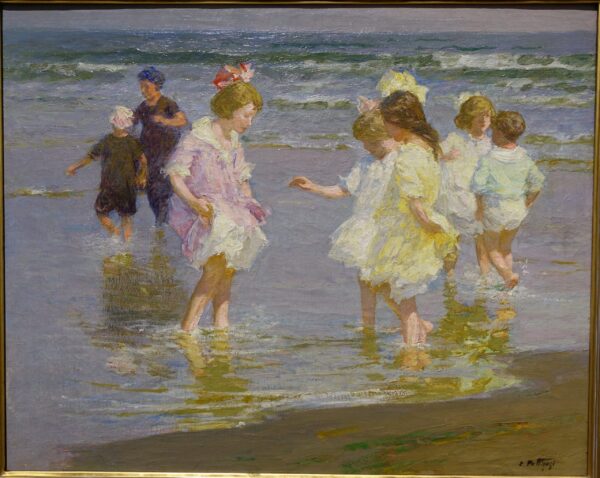 Kinder im seichten Wasser – Edward Henry Potthast Edward Henry Potthast 2024-11-21