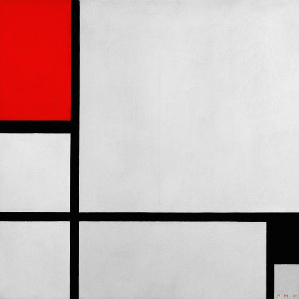 Rote und schwarze Komposition – Mondrian Piet Mondrian 2024-09-20