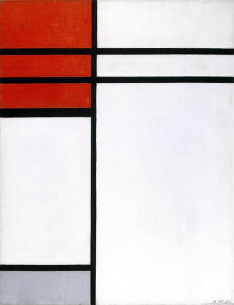 Komposition mit Rot – Mondrian Piet Mondrian 2024-09-20