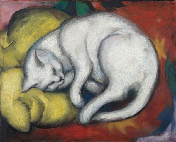 Der weiße Katt – Franz Marc Franz Marc 2024-11-21