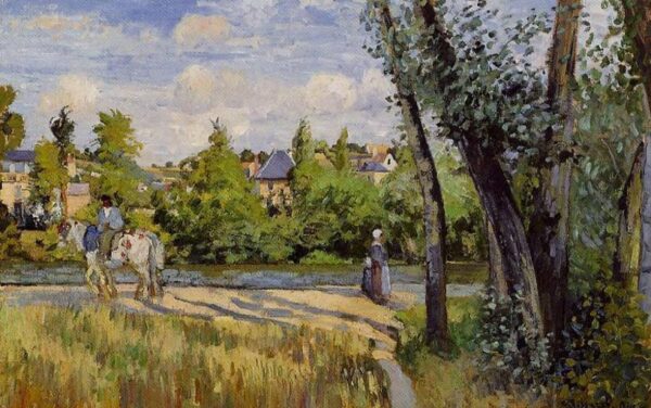 Landschaft, strahlende Sonne, Pontoise – Camille Pissarro Camille Pissarro 2024-11-21